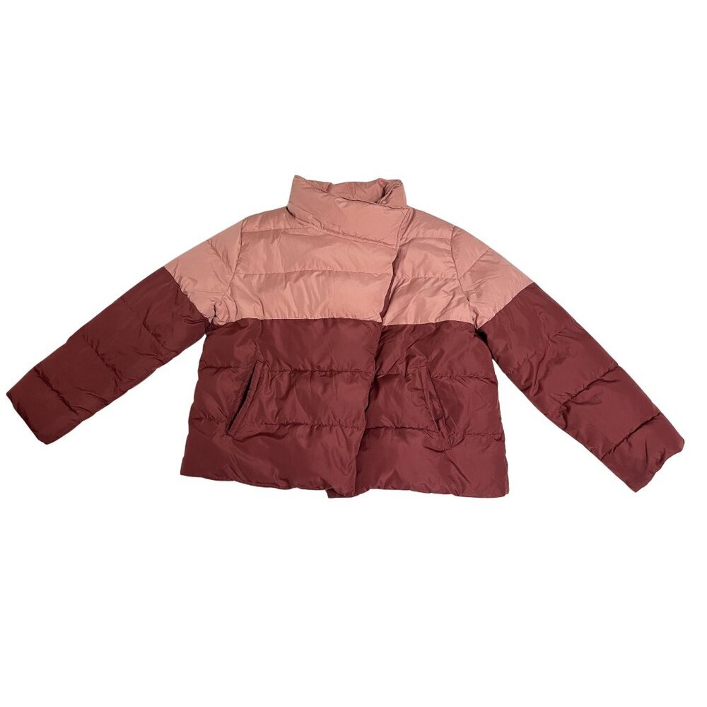 Summersalt Eco Colorblock Puffer Pink Jacket Size L - Picture 6 of 7